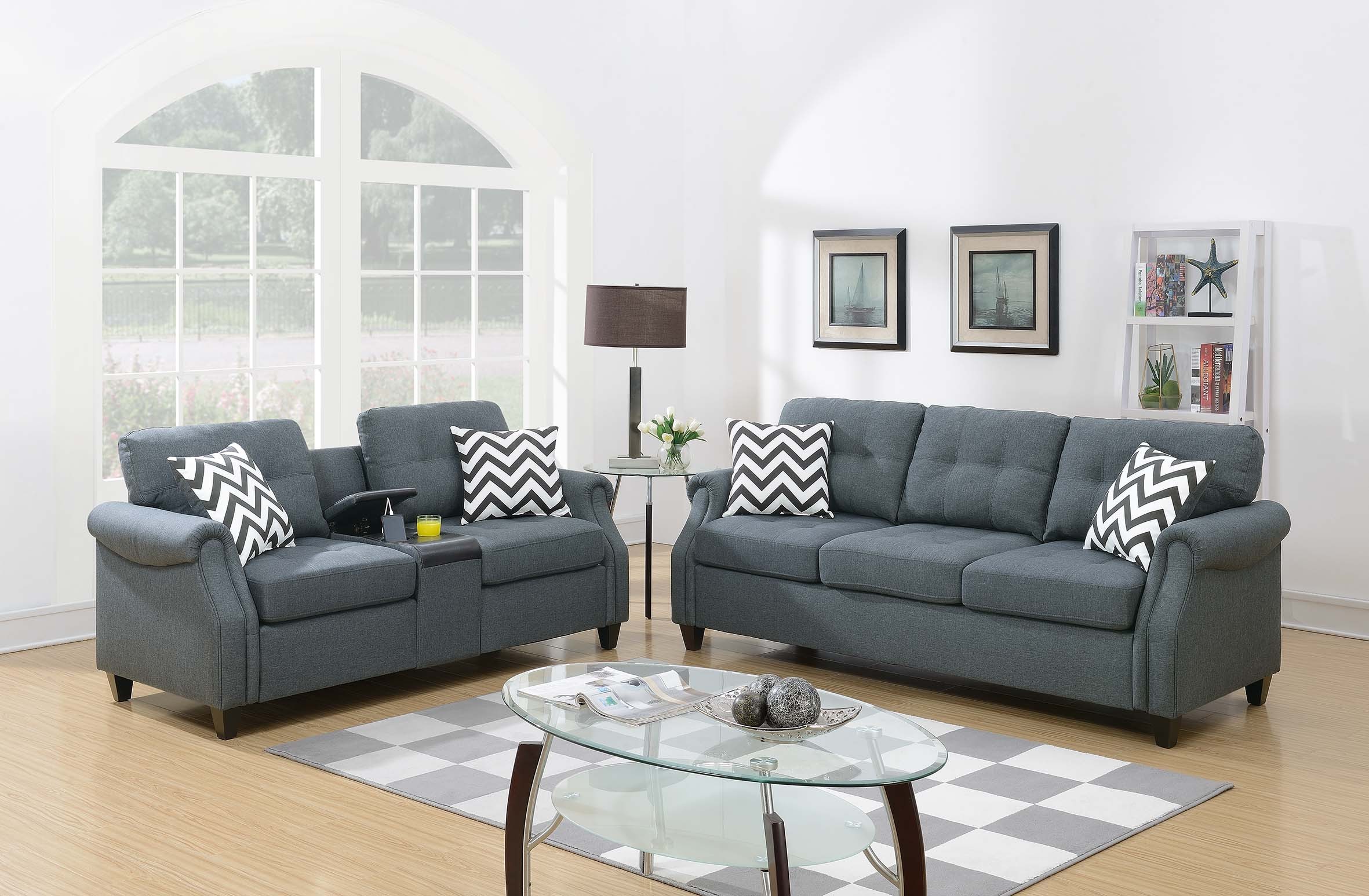 2 Piece Sofa & Loveseat