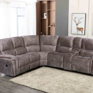 3 Piece Power Modular Reclining Sectional w/ USB & storage console