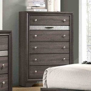 5 Drawer chest with hidden jewelry drawers