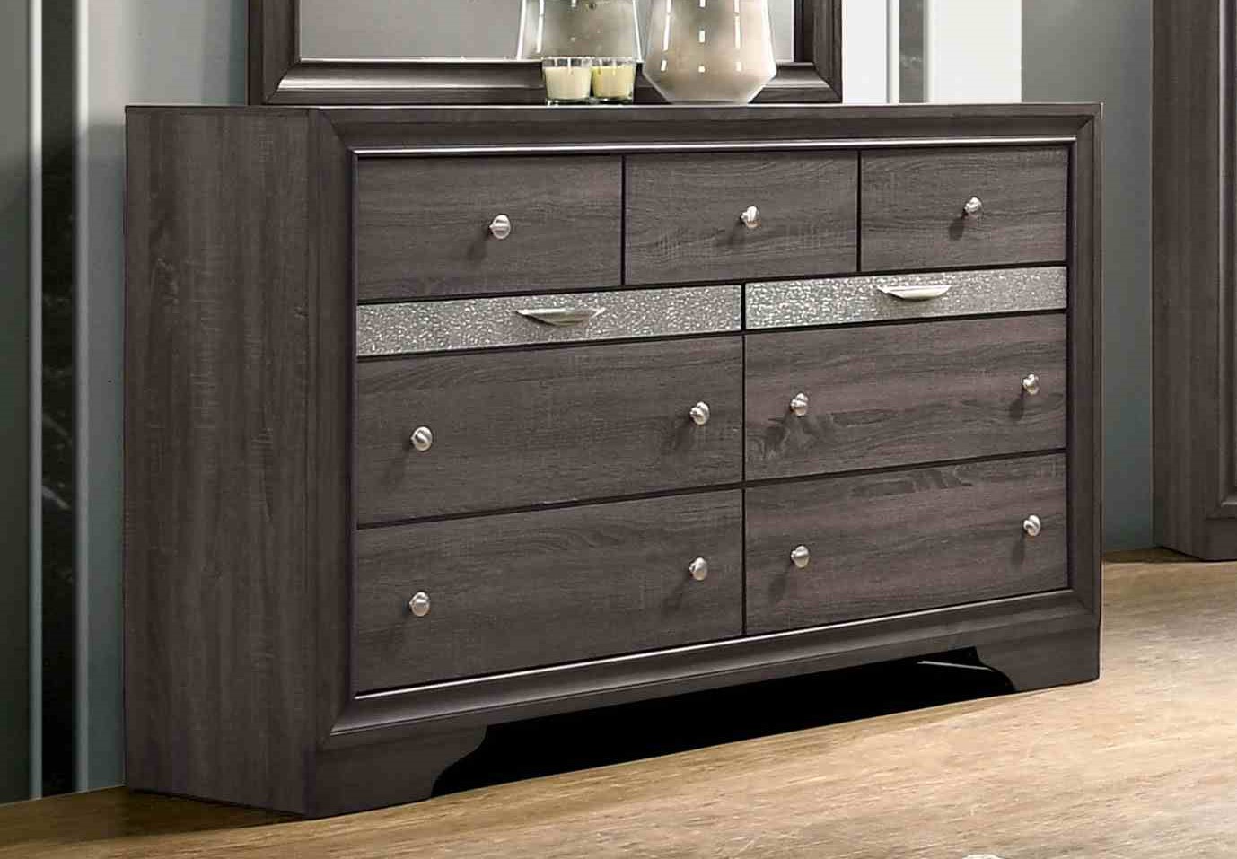 7 Drawer Dresser with 2 Hidden Jewelry Drawers