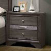 2 Drawer Night Stand with a Hidden Jewelry Drawer