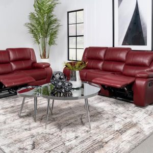 2 Piece reclining sofa & loveseat