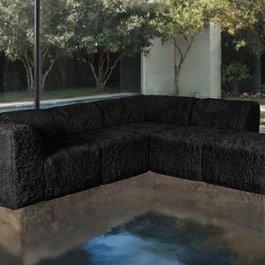 5 Piece Contemporary Modular Corner Sectional ( Compressed Foam )