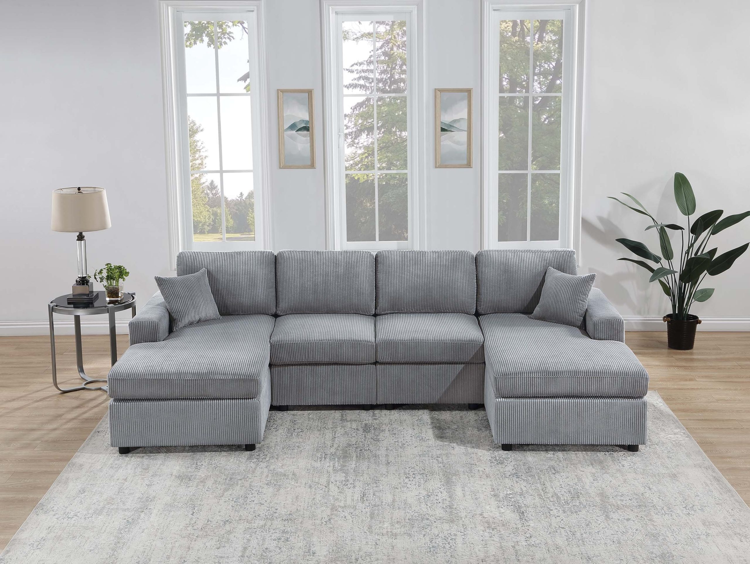 3 Piece Sectional Sofa Set - Image 2