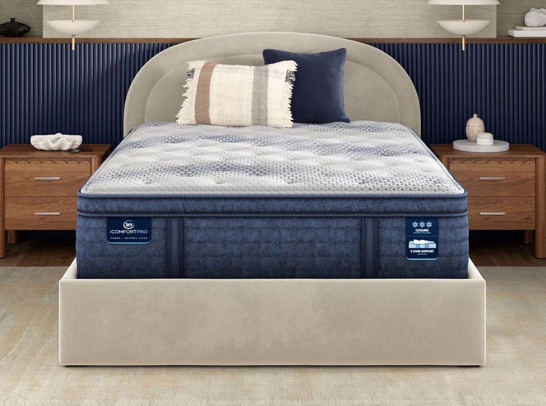 Serta Icomfortpro buckingham Cali King Ultra Plush Pillow Top mattress