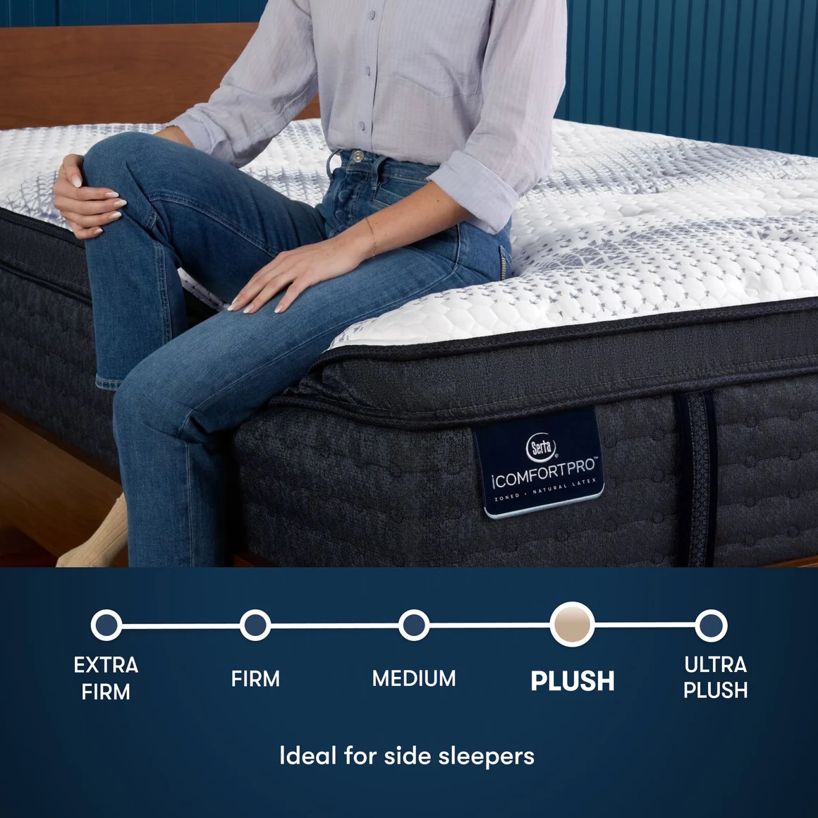 Serta Icomfortpro buckingham Cali King Ultra Plush Pillow Top mattress - Image 7