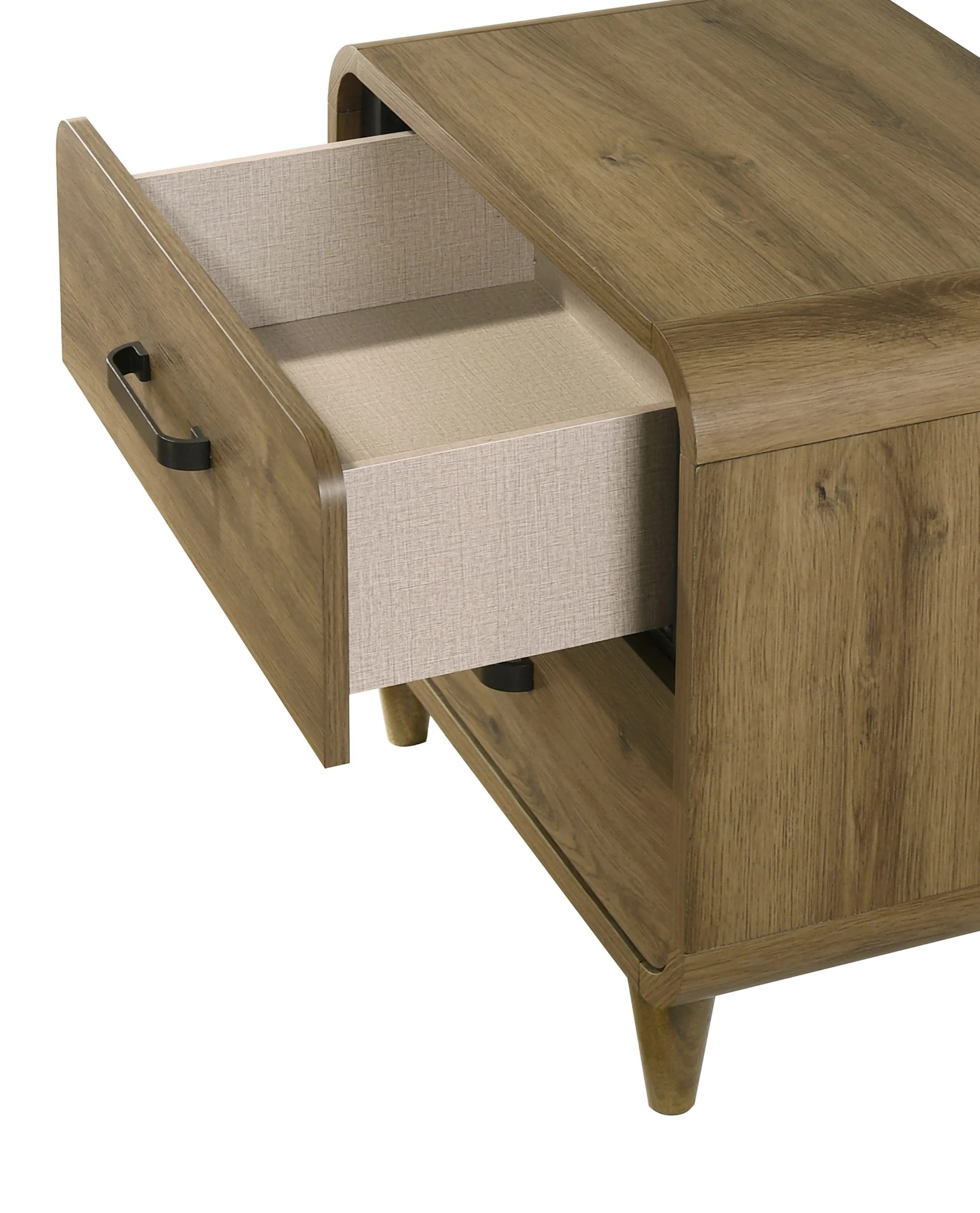4 Piece queen bedroom set ( Queen bed frame + dresser + mirror + night stand ) - Image 7