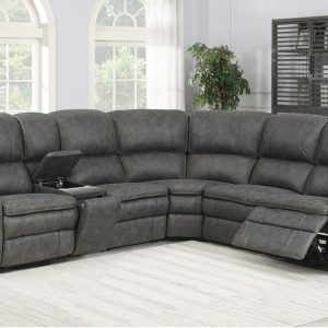 6 Piece power reclining sectional