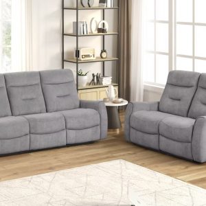 Power reclining sofa + loveseat
