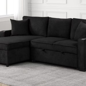 Sectional with pull out bed